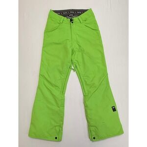 Ride Snowboard Pants Neon Green Size Small 10K ACT Snow Pants